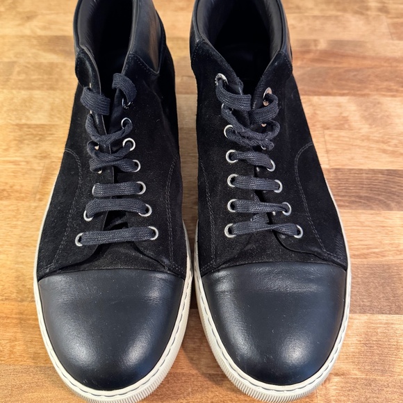 Lanvin Mid-top Toe Cap Sneakers - Picture 5 of 10